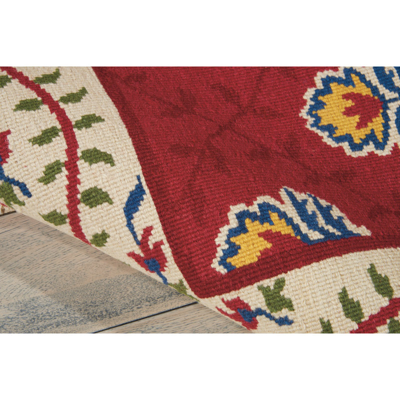 Cacho Wool Oriental Indoor Rug, Rectangle 3' x 5'