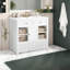Meuble-lavabo blanc 36 po