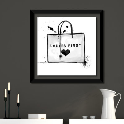 «Ladies First 2A», reproduction d'impression sur toile encadrée