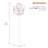 Beverley Weather Resistant Metal Abstract Rotator