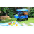 Extra Large Collapsible Wagon W/removable Canopy, 250lbs Foldable Garden Cart W/rear Storage, Big Wheel&adjustable Handles-100706636