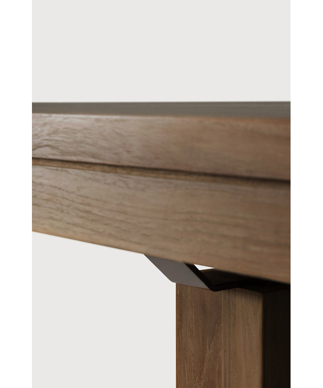 Solid Wood Extendable Double Pedestal Dining Table