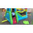 Adam 15.6ft x 11ft Inflatable Bounce House 13-in-1 Outdoor Inflatable Water Slide for Kids with 550W Blower, Splash Pool, Climbing Wall, 2 Water Cannons, Water Slides, Punching Game for Gift Backyard Party (Water Bounce House)