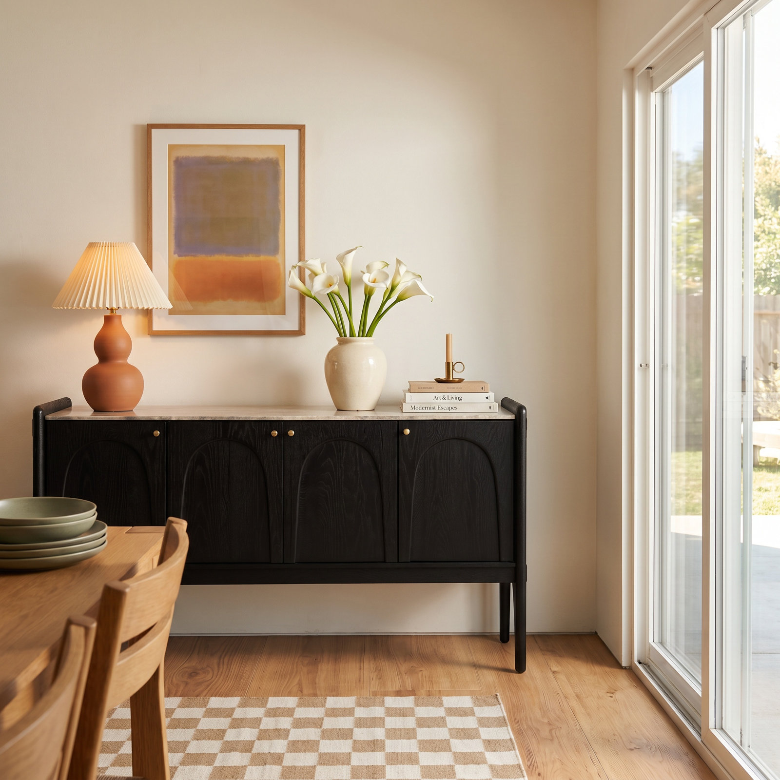 Umbria Sideboard, Charcoal