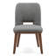 Chaise d'appoint en tissu Kyeran-460677485