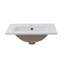 Petit meuble-lavabo moderne de 20 pouces avec lavabo en céramique, grand rangement, 1 porte à fermeture en douceur-789778789
