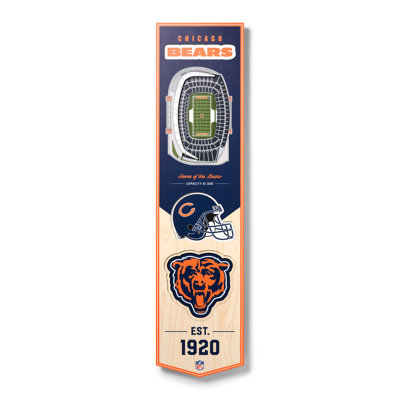 NFL 3D 8x32 Stadiumview Banner