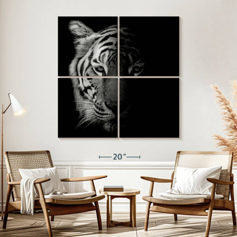 Brampt Tiger Contour, 57'' H x 57'' W