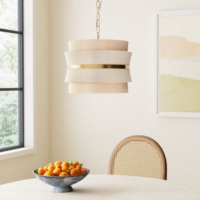 Luminaire suspendu géométrique à 3 lumières Abbington