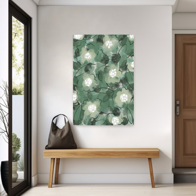 Contemporary Art Abstract Contemporary Vintage Flower Landscape Art