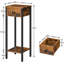 Sirine 25cm W Steel Bedside Table-99842778