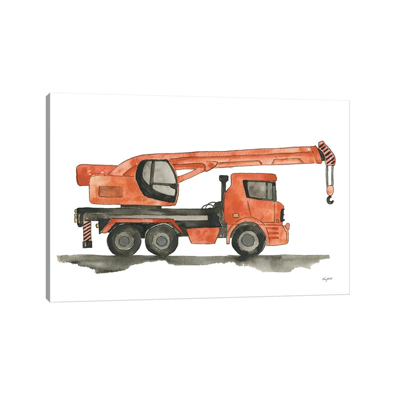 Crane 1 Piece Wrapped Canvas Painting, 66.04cm H x 101.6cm W