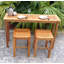 Ingrid A-Grade Teak Wood Outdoor Barstool-346817321