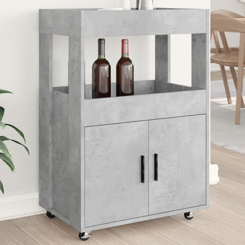 Shebra 60cm Mini Bar, Concrete Grey