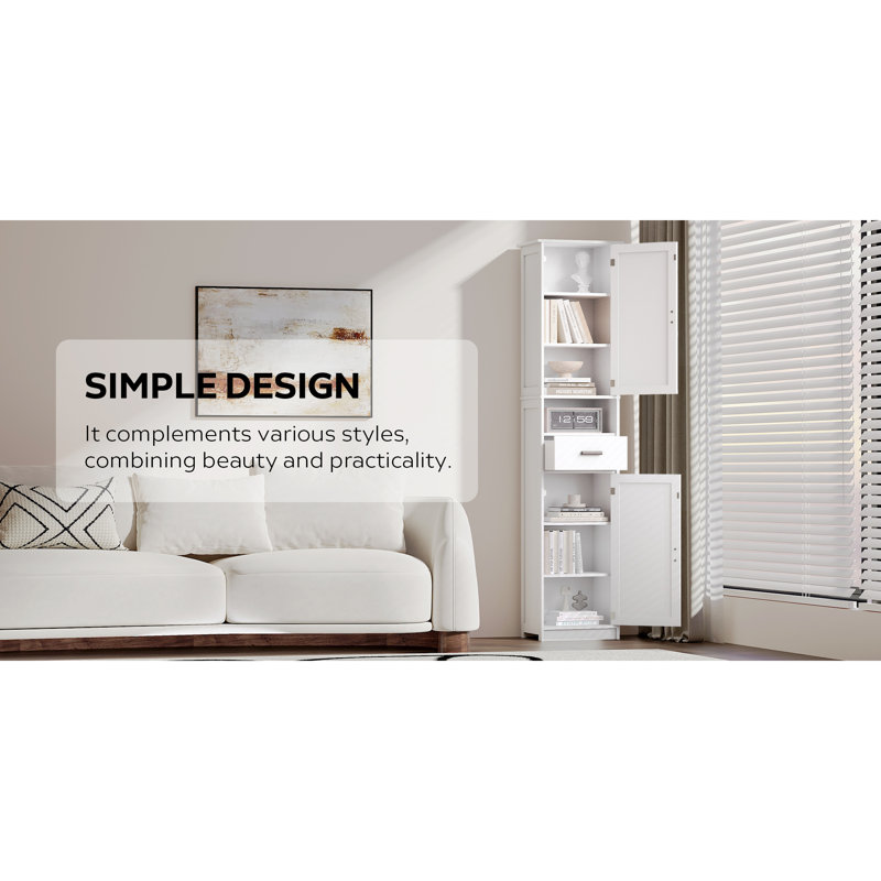 69" H Tall Bathroom Storage Cabinet