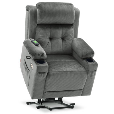 Upholstered Heated Massage Chair