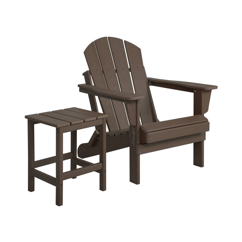 Laguna Outdoor Adirondack Chair, Dark Brown