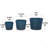 3 Pieces Ceramic Flowerpot, Modern Planter For Patio, Garden Or Windowsills-1674846665