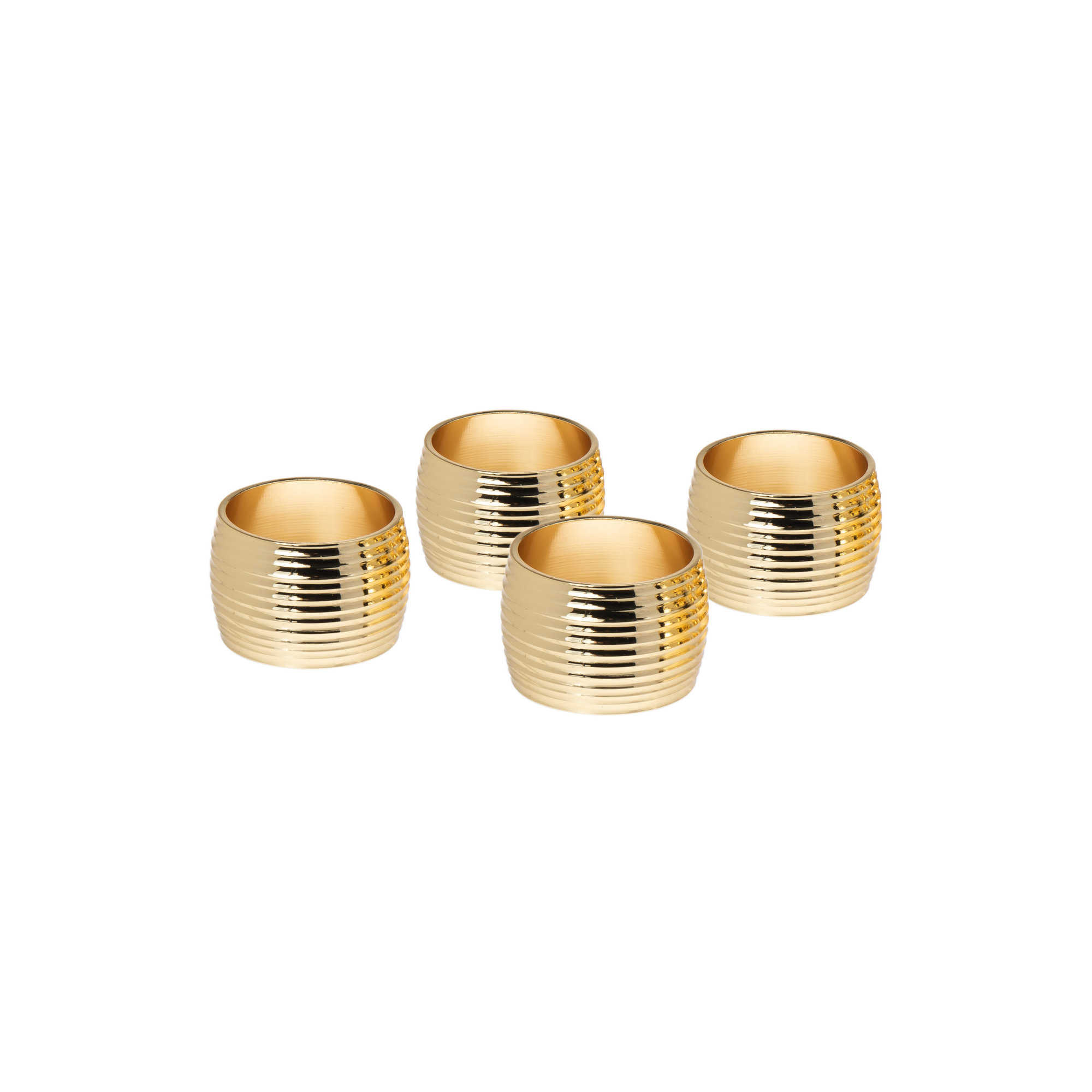 Napkin Rings, Gold