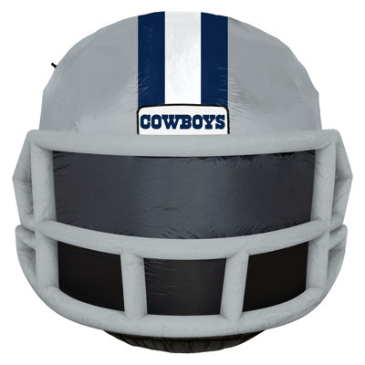 Casque gonflable Sporticulture NFL Dallas Cowboys de 1,20 m avec lumières DEL et souffleur intégré - Décoration idéale pour la pelouse, le jardin et les fêtes dans la cour arrière