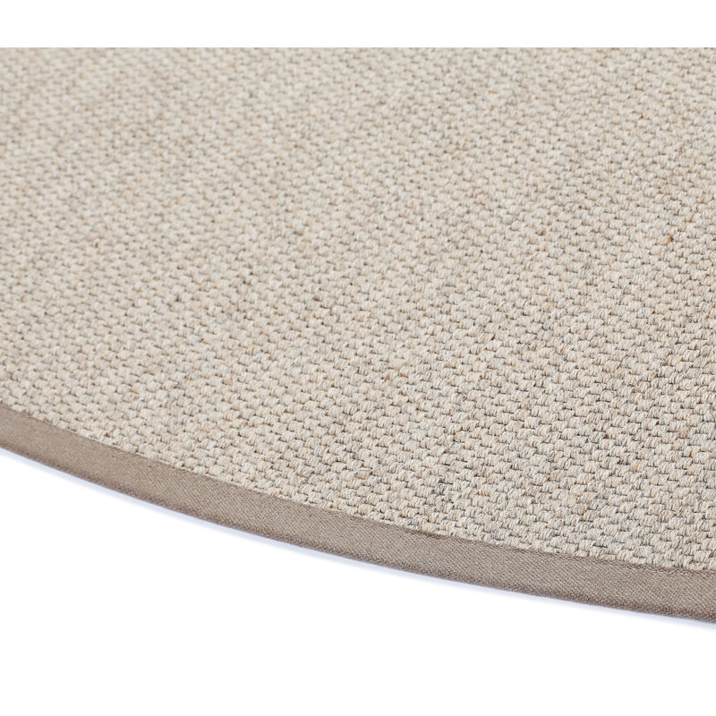 Amber Solid Colour Area Rug, Round 160cm
