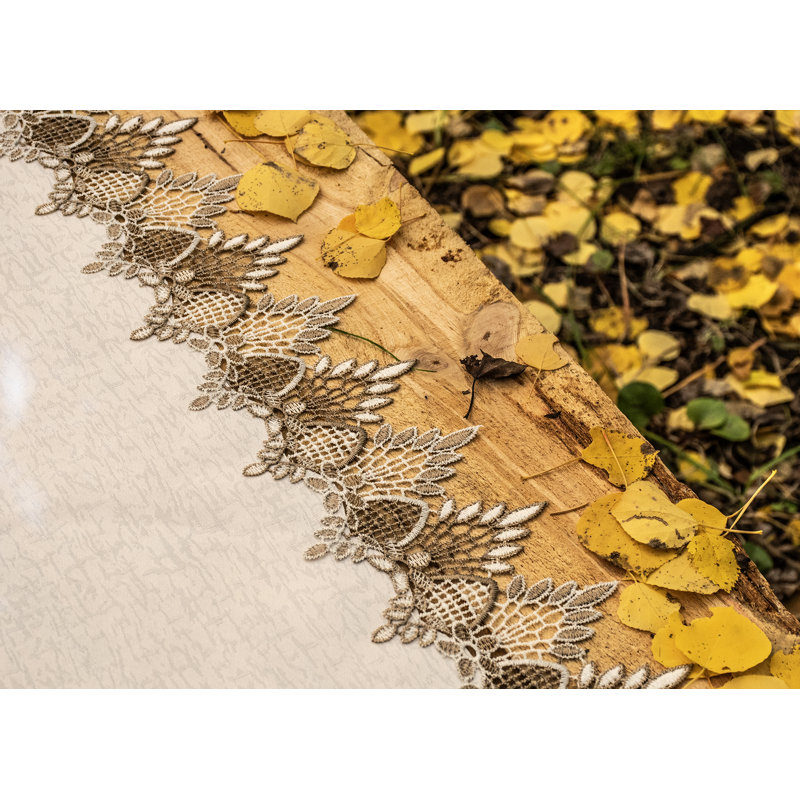 Tapis de couloir en jacquard blanc Petrosky, 54 po x 16 po