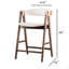 Tabouret de comptoir 2 pièces Mid-Century