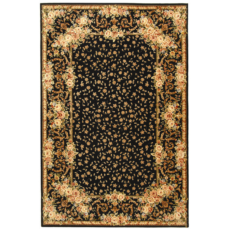 Tapis oriental en soie et laine Persian Court, Tapis de couloir 2 pi 6 po x 10 pi
