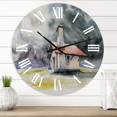Horloge murale rustique