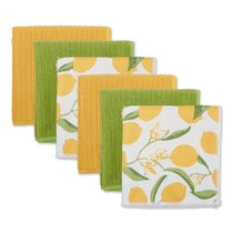 Yellow Striped Dish Towel - Summer Home Decor
