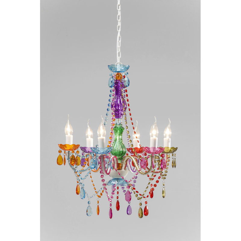 Pendant Lamp Starlight Clear 6-branched, Multi