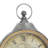 Maubara Metal Pocket Watch Style Decorative Gray Wall Clock with Rope Accent