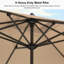 Parasol de table 10 places-2018851383