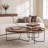 Heckson Solid Wood Top End Table