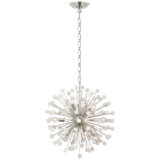 Lys 12 - Light Solid Brass Chandelier by Suzanne Kasler