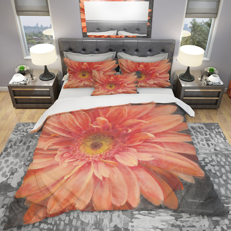 Ensemble de housse couette shabby vif, Housse de couette très grand + 2 taies décoratives