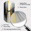 Abstrait géométrique noir et jaune II - horloge murale cylindrique en métal, impression d'horloge asymétrique noire-105568769