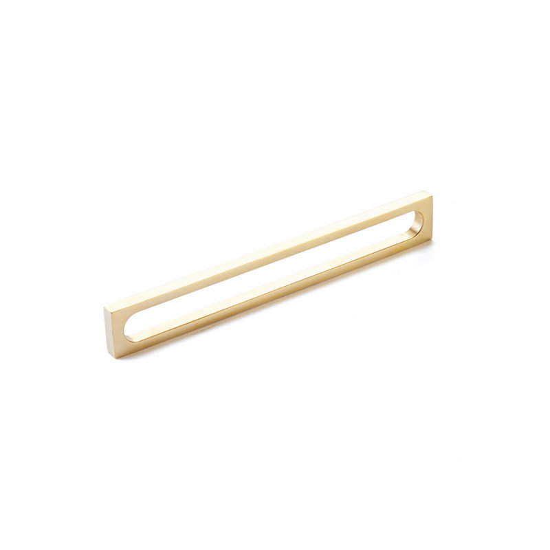 Café Novelty Pull, Unlacquered Brass