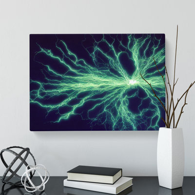 Electricity Art Vol.3 - Wrapped Canvas Print