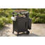 Chariot de barbecue 33,9 po avec abattant