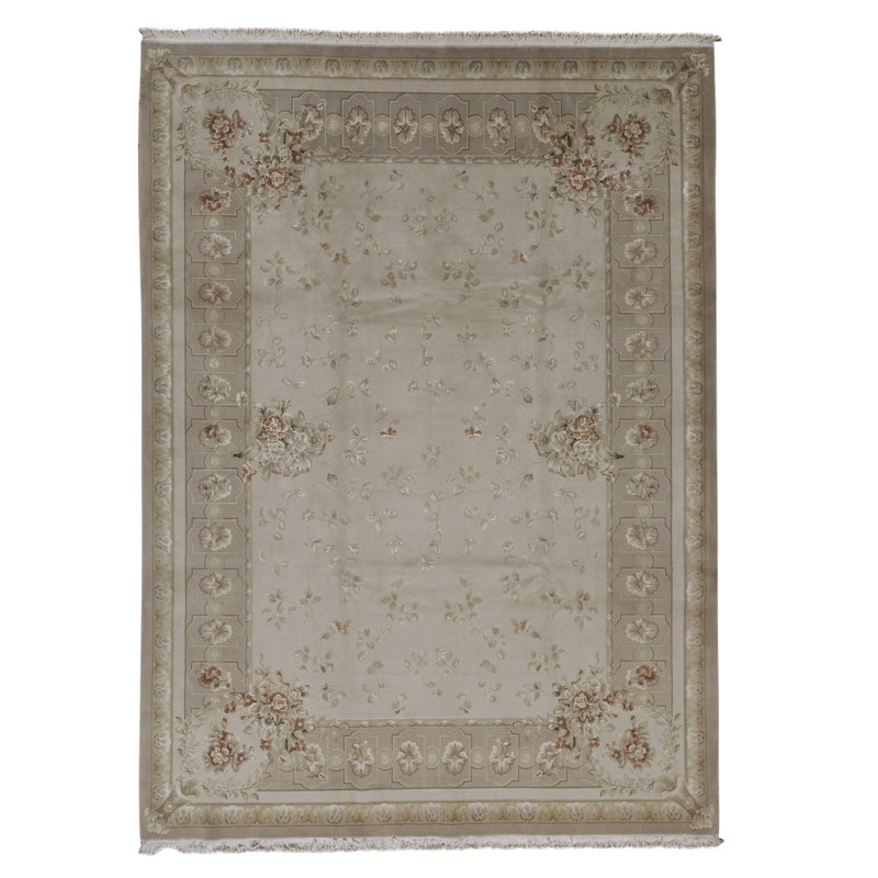 Tapis rectangulaire noué à la main