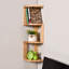 Corner Shelf, 4 Pieces, USA-Grown Solid Hickory Hardwood-2011119560