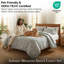 Ensemble de housse de couette réversible Southeast Fine Linens Infinity Blossom avec taies décoratives, literie florale en microfibre douce à double brossage avec fermeture à glissière cachée et attaches de coin-1100328510
