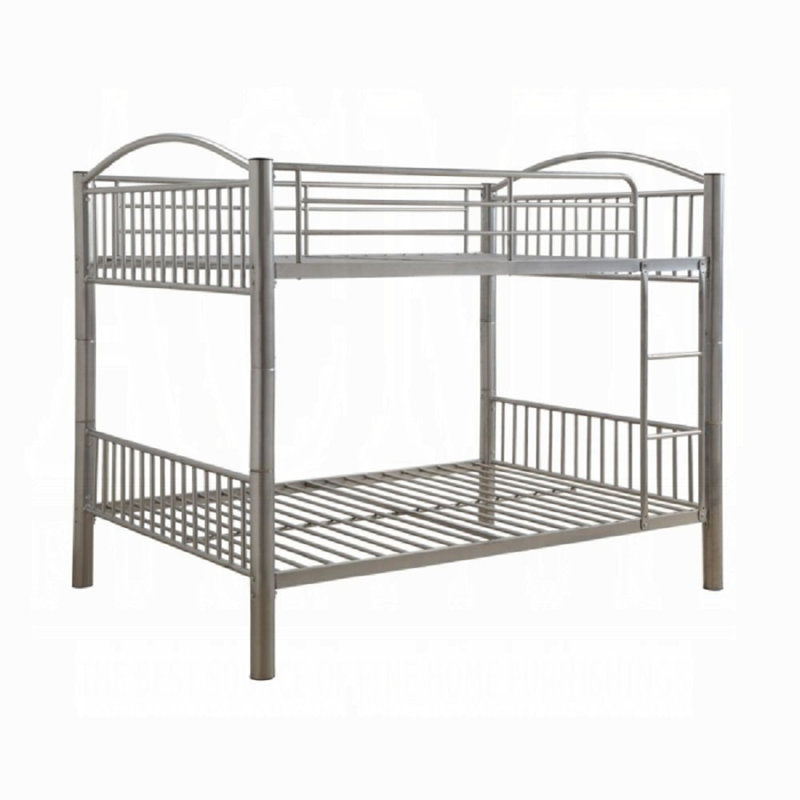 Lit superposé double Cayelynn, Argent argent