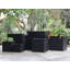 Pots de fleurs cubiques extra larges en fibre de verre légère, lot de 6 - Intérieur/Extérieur-2072220594-2072220593