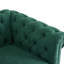 Fauteuil club pivotant rembourré Danyiel Chesterfield