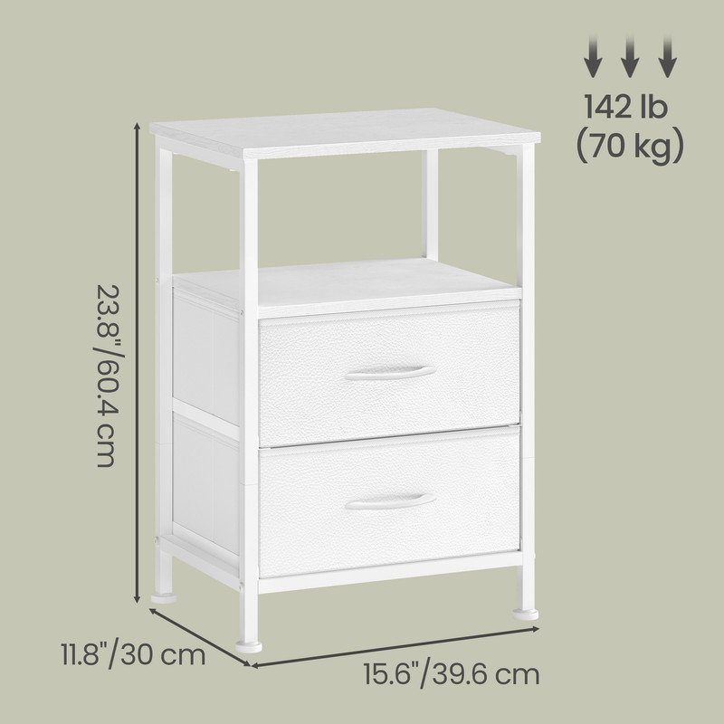 39.6 cm W Bedside Table
