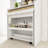 33.5" W Multifunctional Buffet With Hutch, Foldable Dining Table-886629199