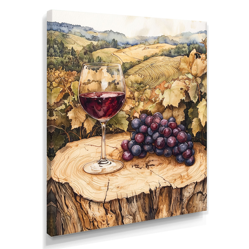 Naccarato I - paysages, art mural sur toile, Toile tendue, Ne s’applique pas, H 32 po x l 24 po