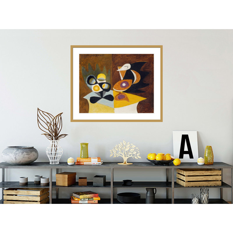 Nature morte: coupelle à fruits et pichet par Pablo Picasso, H 33,5 po x l 40,34 po